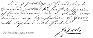 Sir Joseph Yates (Justice K Bench) od English School