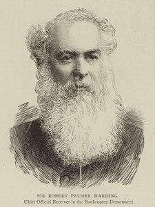 Sir Robert Palmer Harding (rytina) od English School