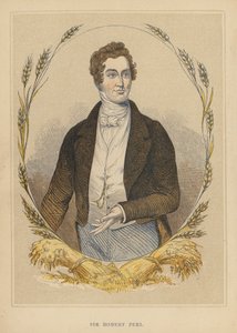 Sir Robert Peel (kolorovaná rytina) od English School