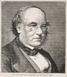 Sir Rowland Hill, zakladatel Penny Post od English School