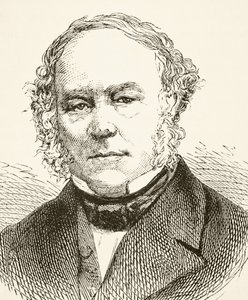 Sir Rowland Hill, z „Národní a domácí historie Anglie“ od Williama Hickmana Smith Aubrey (1858-1916), vydaný v Londýně, kolem roku 1890 od English School