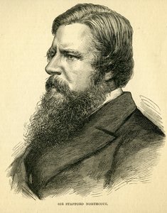 Sir Stafford Northcote, první hrabě z Iddesleigh (1818-87) od English School