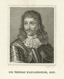 Sir Thomas Barnadiston (rytina) od English School