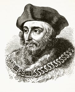 Sir Thomas More, z „Národní a domácí historie Anglie“ od Williama Hickmana Smith Aubrey (1858-1916), vydaný v Londýně, kolem roku 1890 od English School