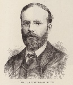 Sir V Kennett-Barrington (rytina) od English School