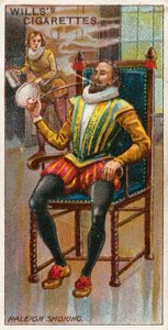 Sir Walter Raleigh kouří od English School