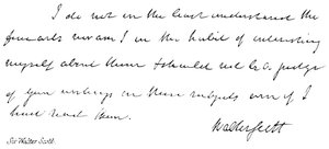 Sir Walter Scott od English School