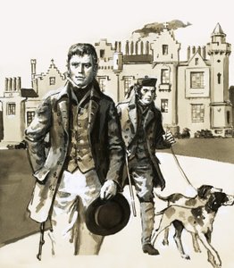 Sir Walter Scott na procházce s Tomem Purdiem od English School