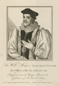 Sir William Harper, Merchant Taylor, primátor Londýna od English School