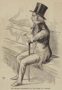 Sir William Molesworth v Dolní sněmovně (rytina) od English School