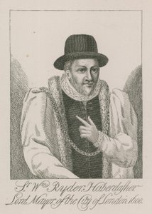 Sir William Ryder, galanterie, primátor Londýna, 1600 od English School