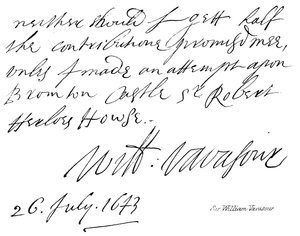 Sir William Vavasour od English School