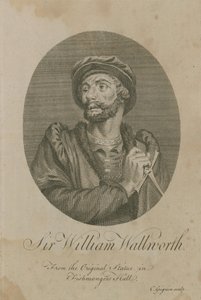 Sir William Wallworth, primátor Londýna, 1370 od English School