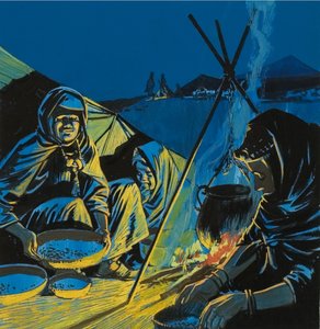 Posezení u táborového ohně od English School