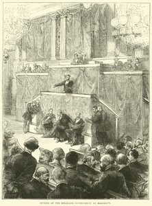 Zasedání delegáta vlády v Bordeaux, prosinec 1870 od English School