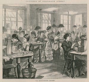 Náčrtky v telegrafní ulici - Metropolitní galerie od English School
