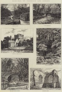 Sketches of Teesdale a Rokeby (rytina) od English School