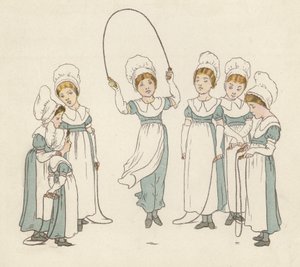 Skipping (barevná litografie) od English School