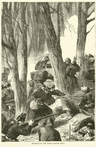 Potyčka v lesích před Metz, září 1870 od English School