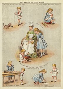 Měkké odpovědi na křížová slova (chromolitho) od English School
