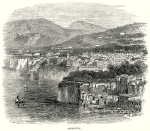 Sorrento (rytina) od English School