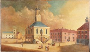 South Shields Market Place, cca 1800 od English School