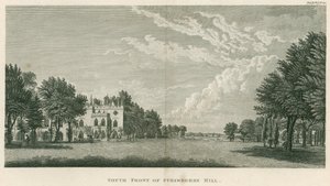 Jižní průčelí Strawberry Hill, Twickenham, Londýn od English School