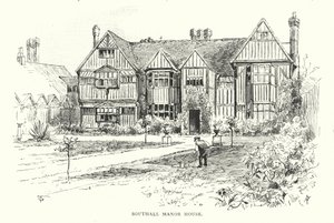 Southall Manor House (rytina) od English School
