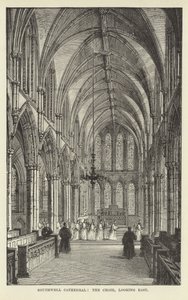 Southwellská katedrála, sbor, při pohledu na východ od English School