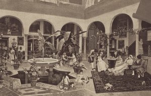 Španělský interiér (chromolit) od English School
