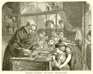 Strávit Hapenny. Autor G. Smith od English School