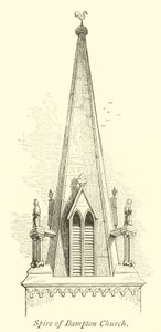 Spire of Bampton Church od English School
