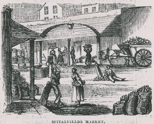 Spitalfields Market, Londýn od English School