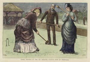 Jarní setkání All England Croquet Club ve Wimbledonu od English School