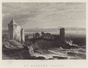 St Andrews Castle (rytina) od English School