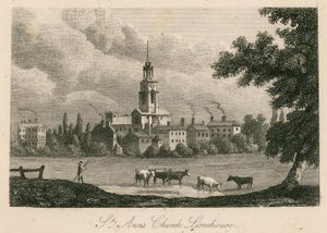 Kostel svaté Anny, Limehouse, Londýn od English School