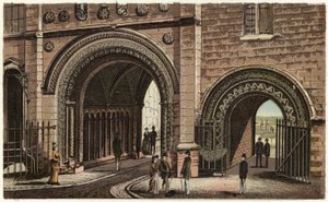 Brána svatého Augustina, Norman Archway (barevné lito) od English School