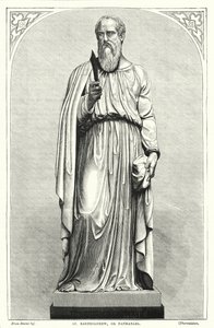 Svatý Bartoloměj nebo Nathanael (rytina) od English School