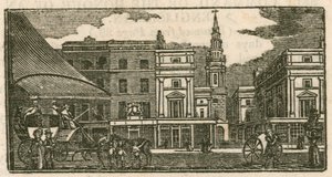 Kostel St Brides, Fleet Street, Londýn od English School