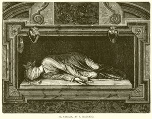 Svatá Cecílie, od S. Maderna od English School