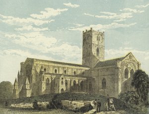 Katedrála svatého Davida, pohled na jihozápad od English School