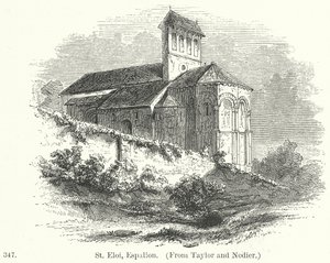 Svatý Eloi, Espalion (rytina) od English School