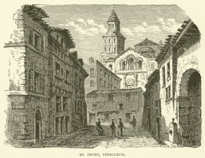 St Front, Perigueux (rytina) od English School