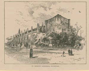Katedrála svatého Jiří v Southwarku od English School