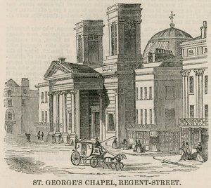 St Georges Chapel, Regent Street, Londýn od English School