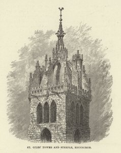St Giles Tower and Steeple, Edinburgh od English School