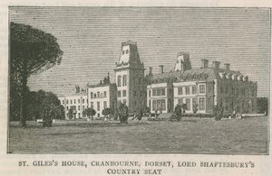 St Giles House, Cranborne, Dorset, Lord Shaftesbury