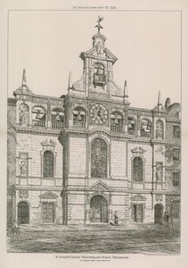 Kostel svatého Jakuba ve Westmoreland Street od English School