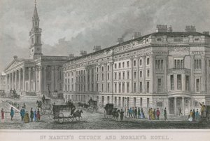 Kostel svatého Martina na poli a hotel Morleys od English School