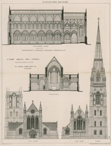 Nový kostel St Mary Abbots, Kensington od English School